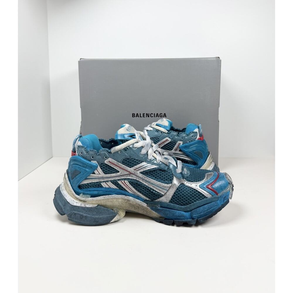 Size 45EU/12US - Balenciaga Runner Marathon Blue Unreleased💙 NEW/RETAIL $1.4K! - Picture 6 of 11